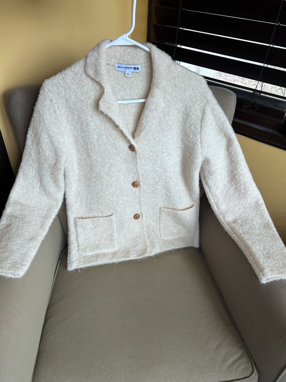 Ines De La Fressange (for Uniqlo) sweater blazer, size S